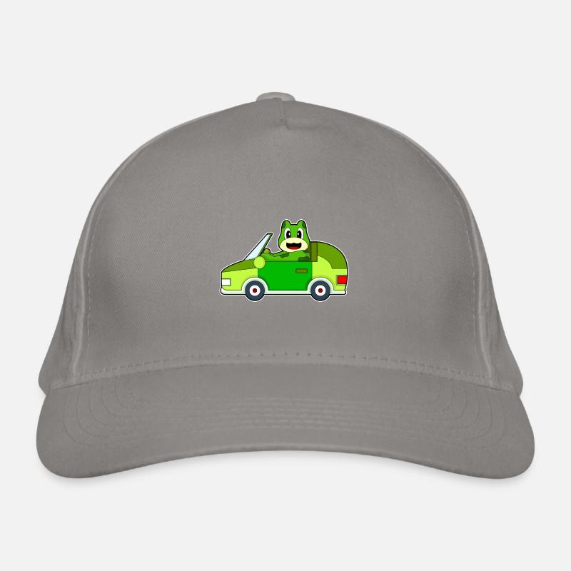 Frog Car Organic Baseball Cap