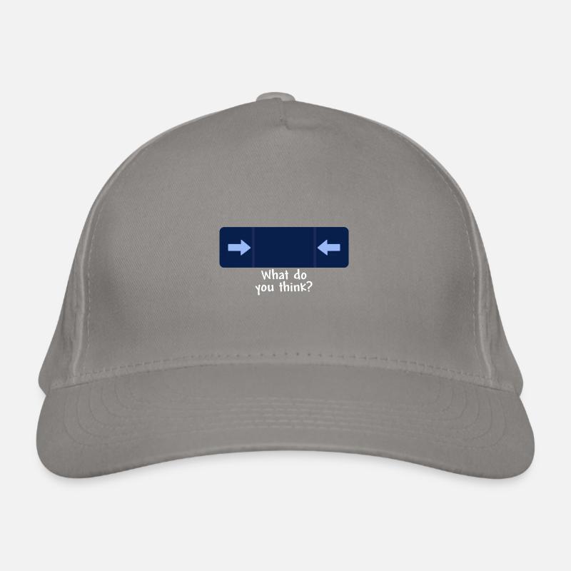 what do you think white Bio-Baseballkappe