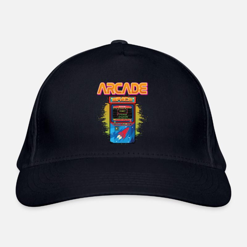 Arcade Machine Player Video Game Games Streamer Organic Baseball Cap