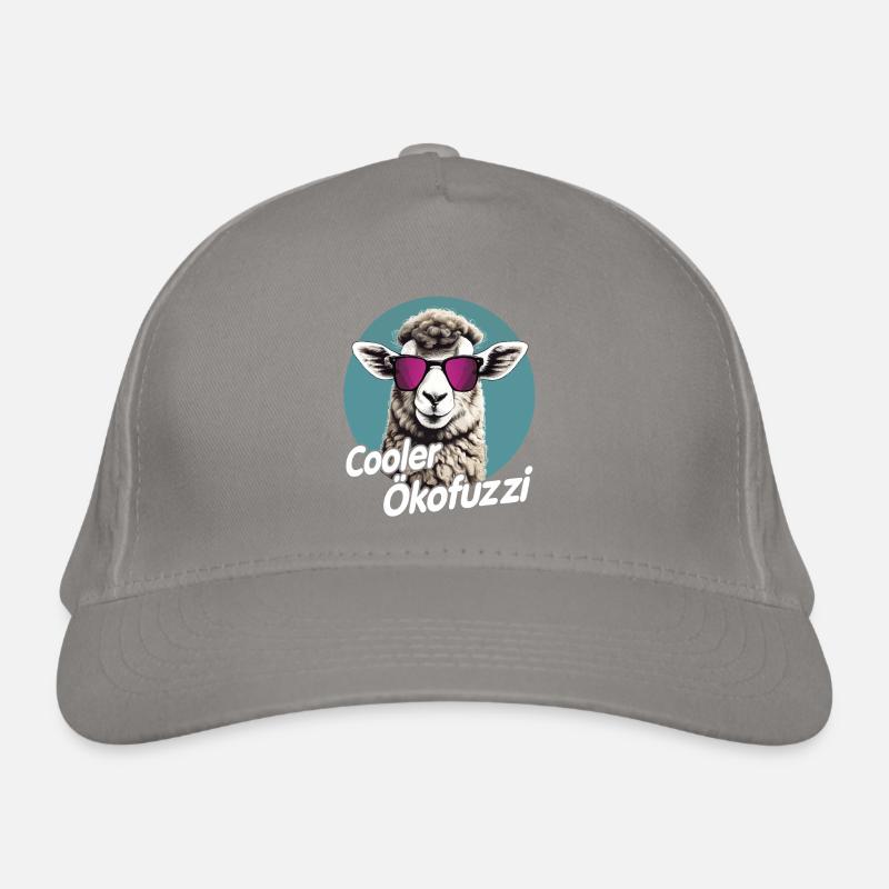 Cooler Ökofuzzi - lustiges Ökodesign Schafhaltung Bio-Baseballkappe