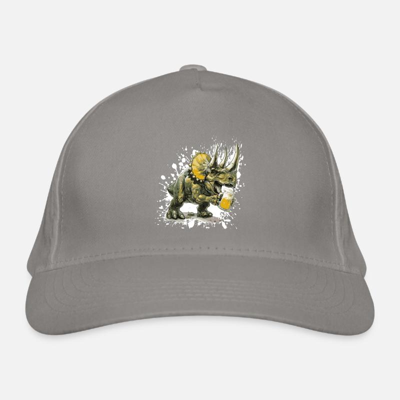 Bière de dinosaure tricératops Casquette classique bio