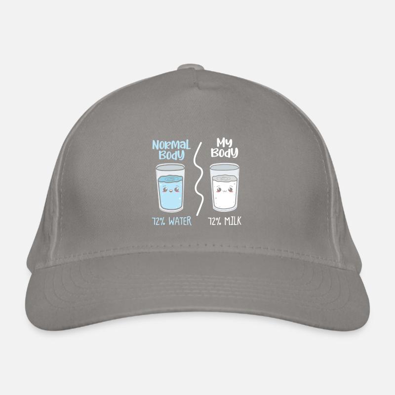 Milk normal body / My Body gift idea Organic Baseball Cap