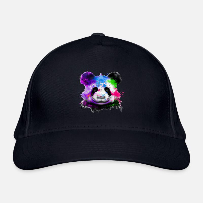 Panda coloré Casquette classique bio