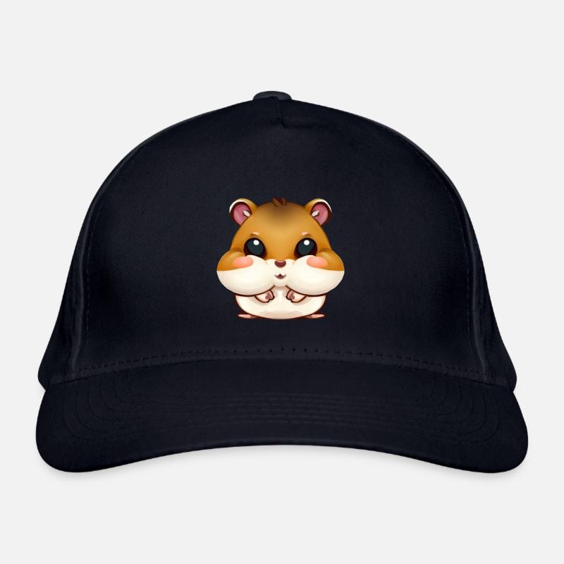 Cute hamster hamster cheeks Organic Baseball Cap