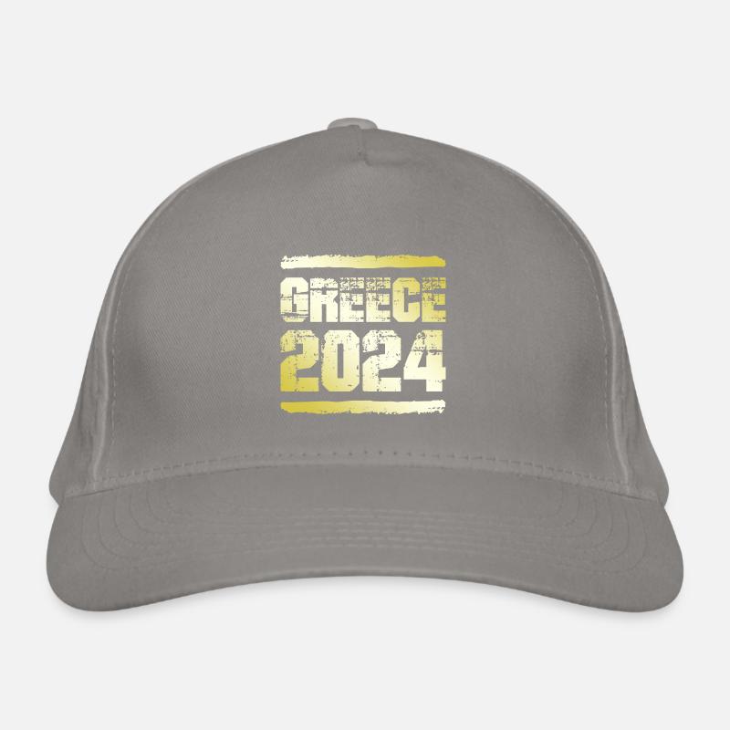 Grèce 2024 Or Casquette classique bio