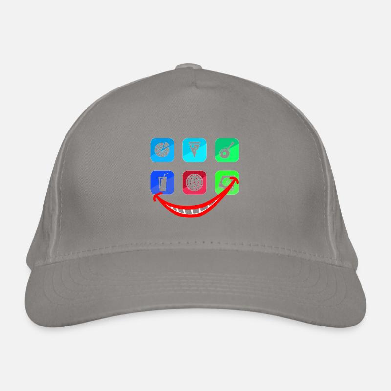 pizzafreude blanc Casquette classique bio