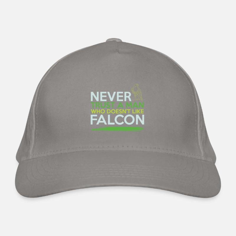 falknerei cooler spruch Bio-Baseballkappe