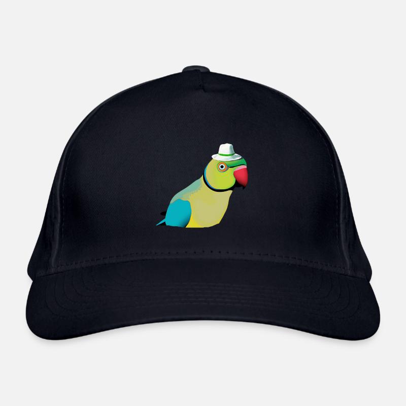Indian ring-necked parrot Organic Baseball Cap