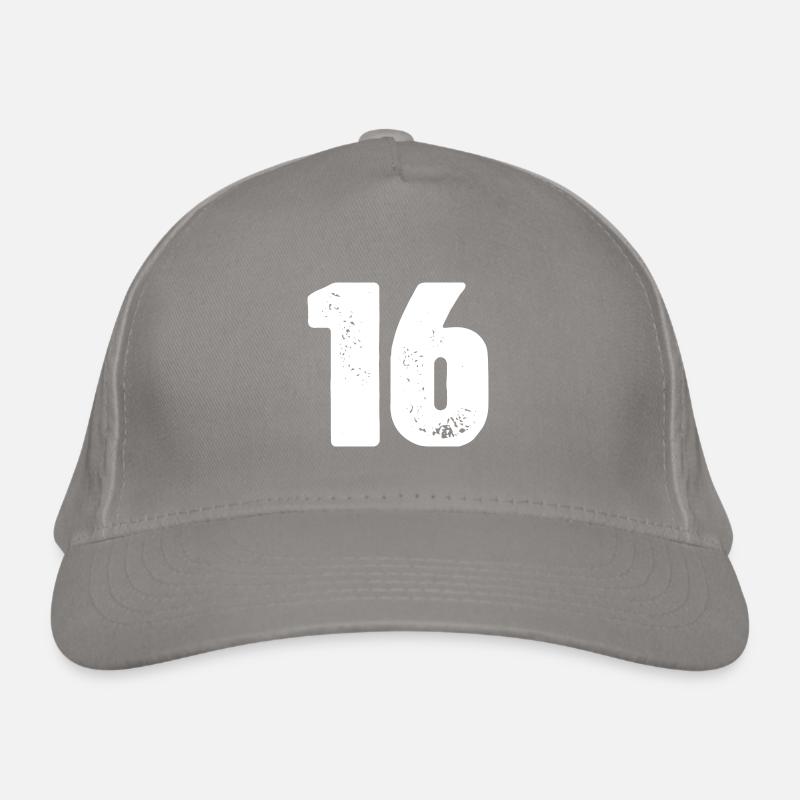 16 Maillot numéro Casquette classique bio