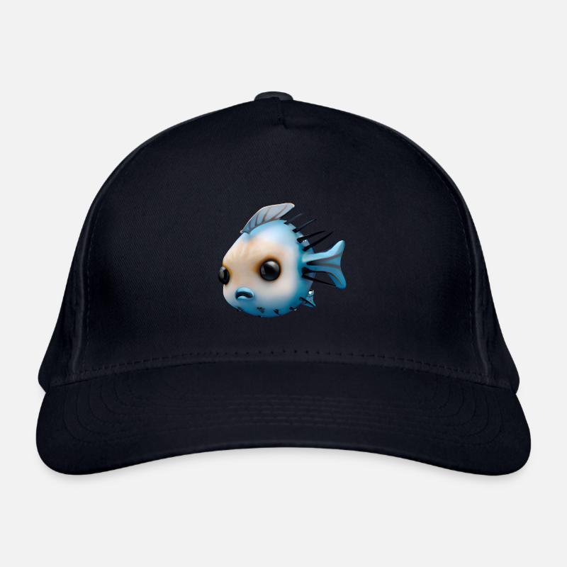 Small big fish Organic Baseball Cap