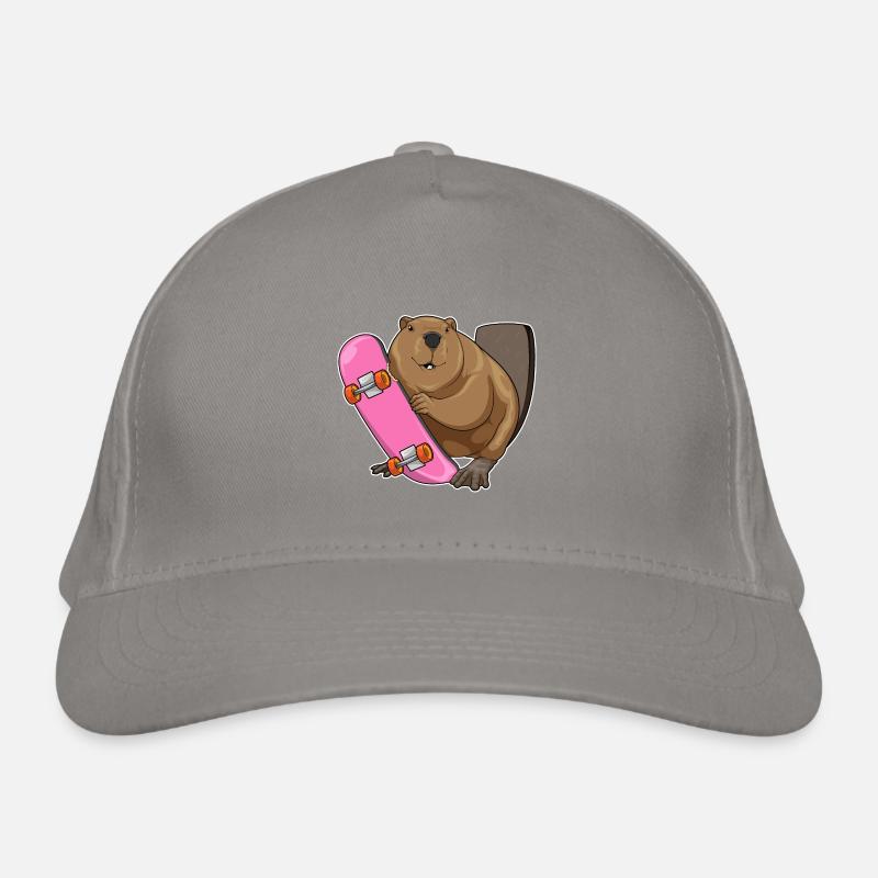 Beaver Skater Skateboard Casquette classique bio