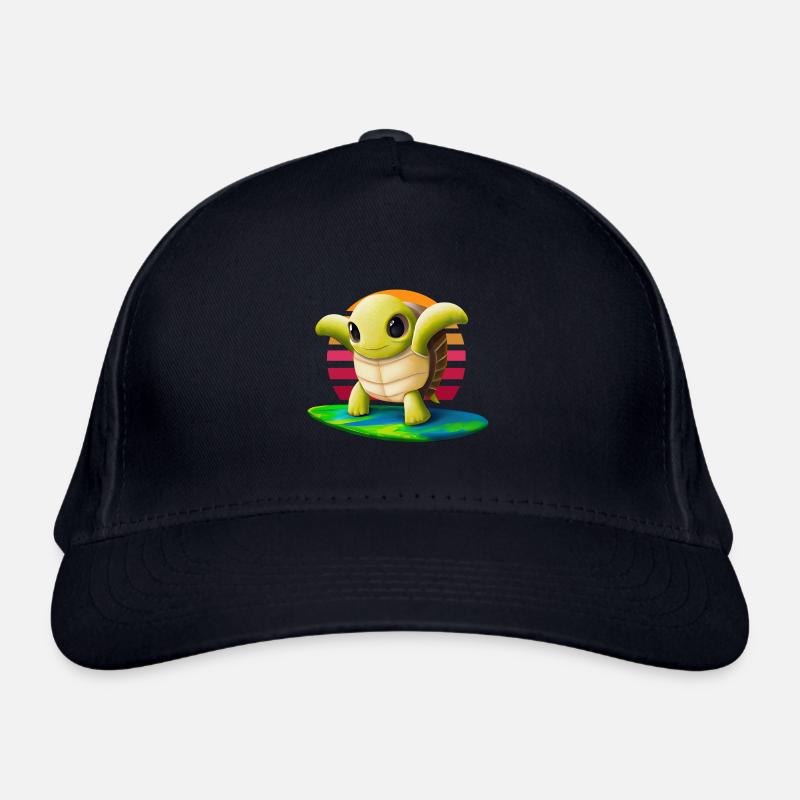 Tortue surfeuse Casquette classique bio