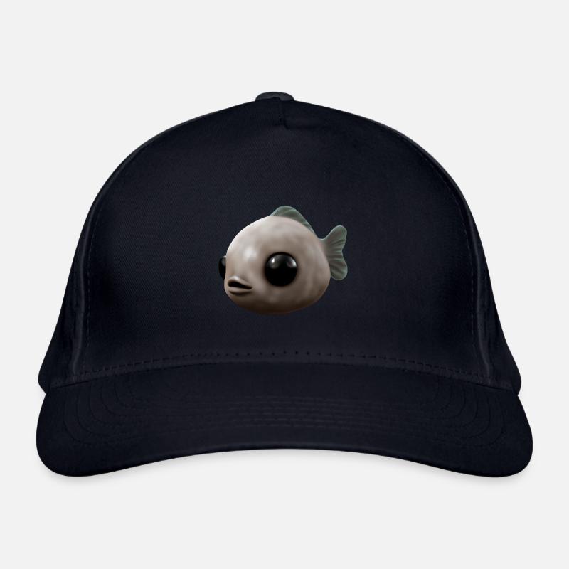 Small big fish Organic Baseball Cap