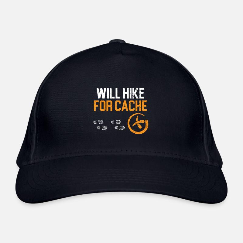Wanders for cache, map reading, geocaching Organic Baseball Cap