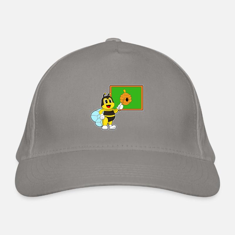 Bee Teacher Pointer Bee Nest Organic Baseball Cap