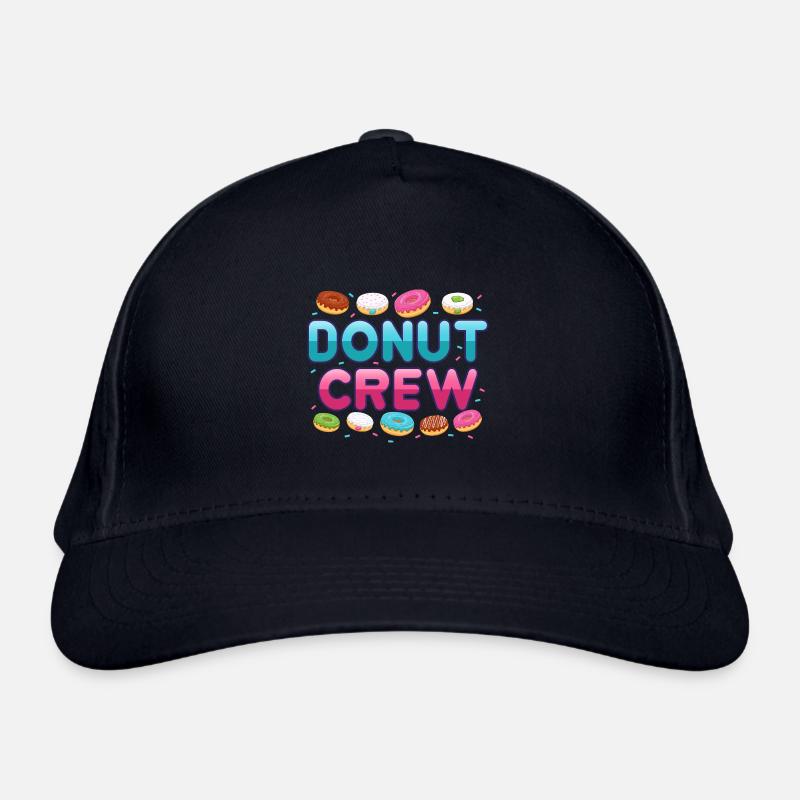 Donut Süßigkeit Gebäck Backware Donut Crew Bio-Baseballkappe