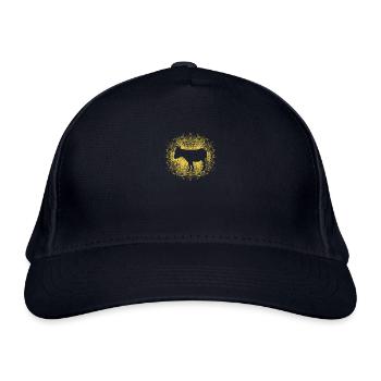 Cooler Esel Muli Maultier Langohr Geschenk - Bio-Baseballkappe - Navy - Vorne
