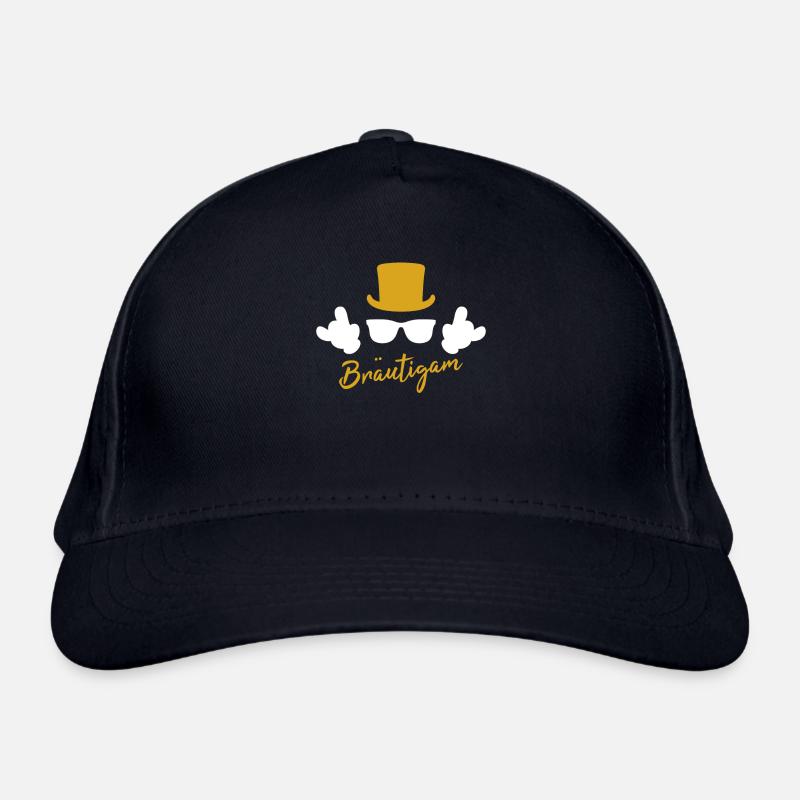 Bräutigam JGA Junggesellenabschied - Bio-Baseballkappe - Navy