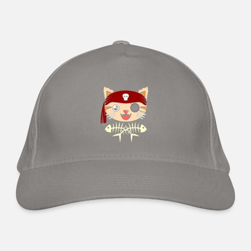 PIRATE CAT Organic Baseball Cap