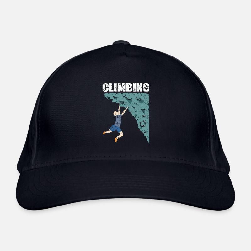 Escalade escalade escalade grimpeur - Casquette classique bio - marine