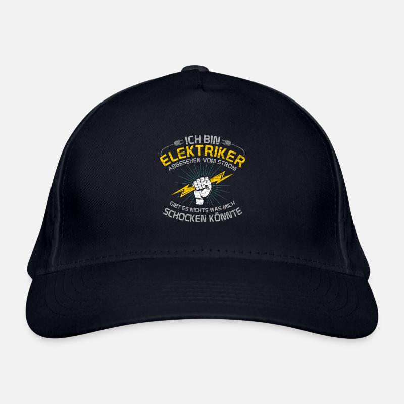 Elektroniker Elektrik Elektriker - Bio-Baseballkappe - Navy