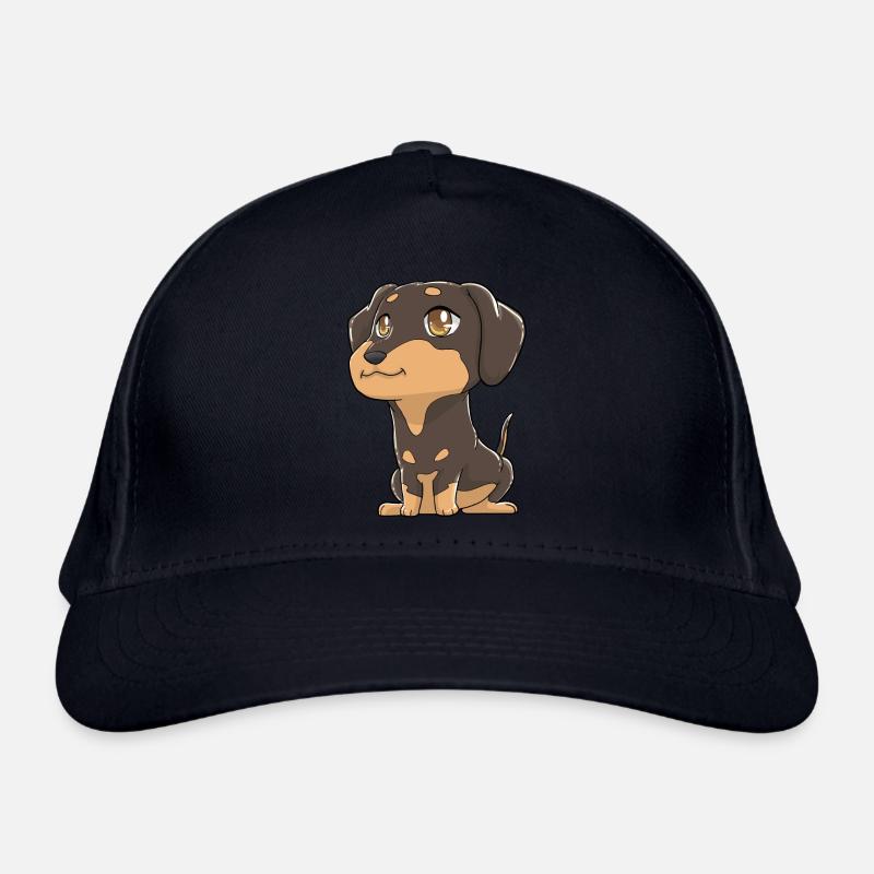 Teckel mignon Kawaii Casquette classique bio