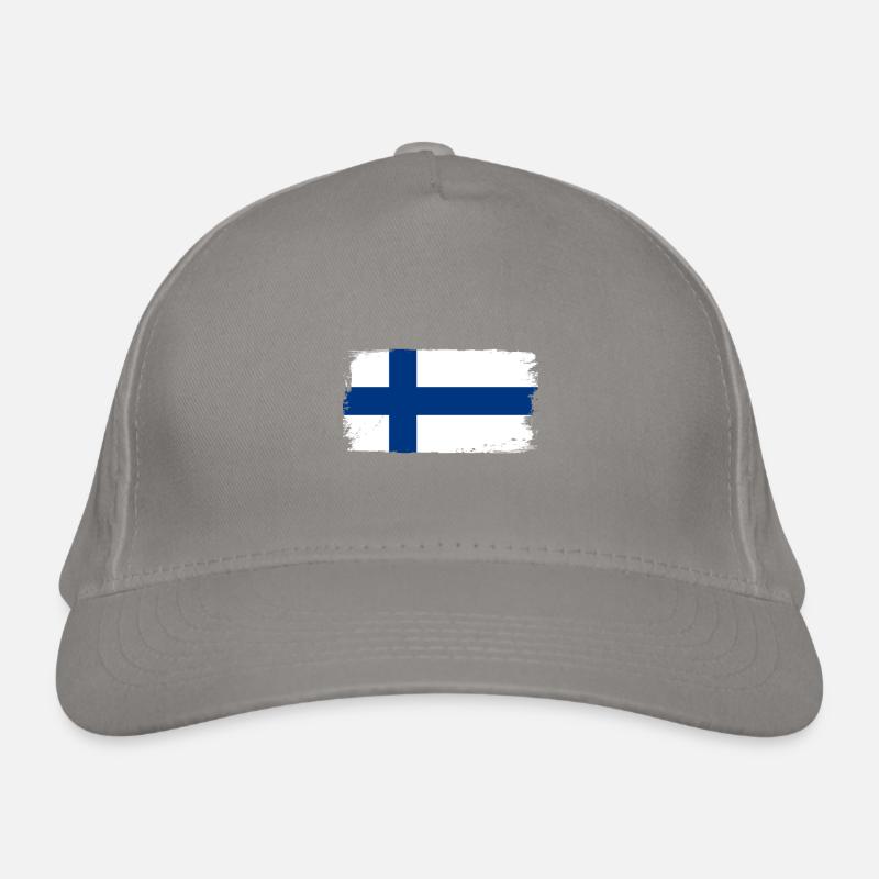 Finland flag Organic Baseball Cap