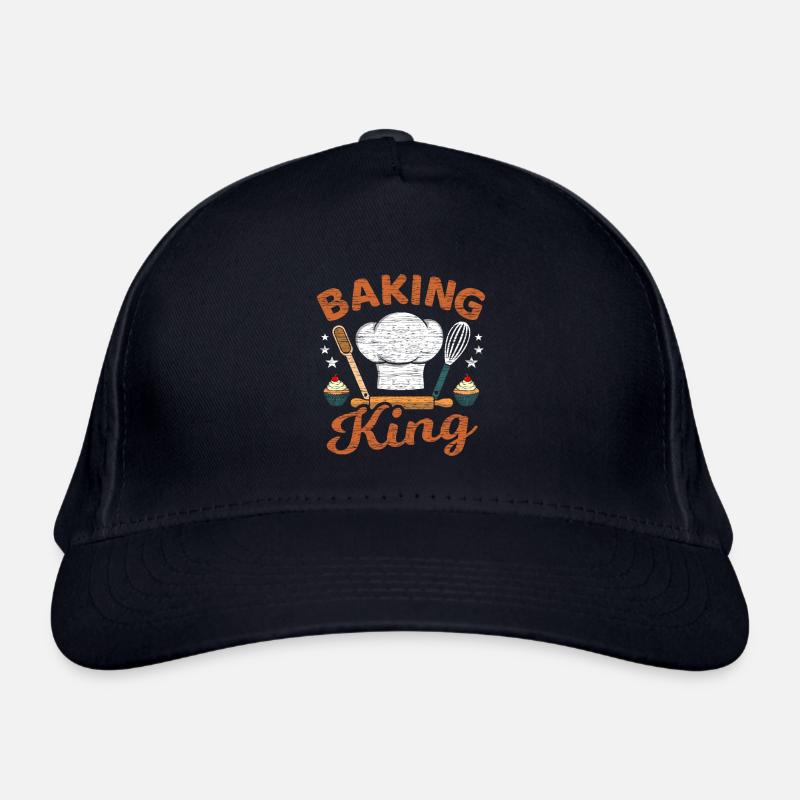 Baking King Bake Cooking Kitchen Organic Baseball Cap