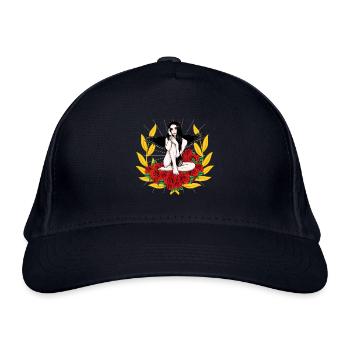 Teuflisch Teufelin Teufelsweib Satansbraten Teufel - Bio-Baseballkappe - Navy - Vorne