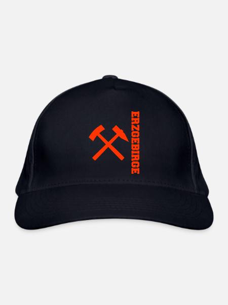 Erzgebirge Bergbau - Bio-Baseballkappe - Navy