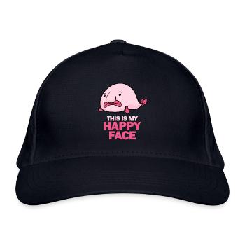 Blobfisch - Bio-Baseballkappe - Navy - Vorne
