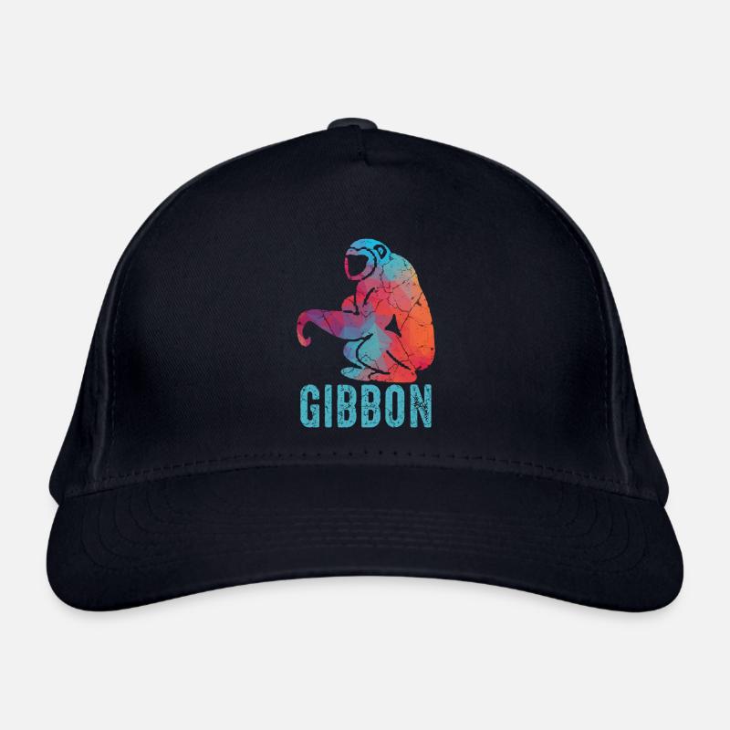 Gibbon Monkey Organic Baseball Cap