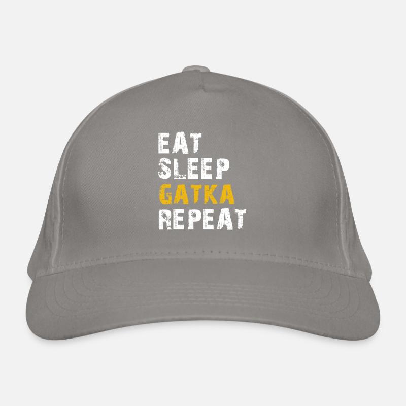 eat sleep Gatka Organic Baseball Cap