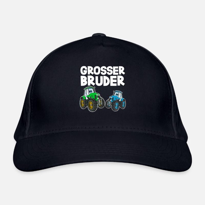 Grosser Bruder Traktor Bio-Baseballkappe
