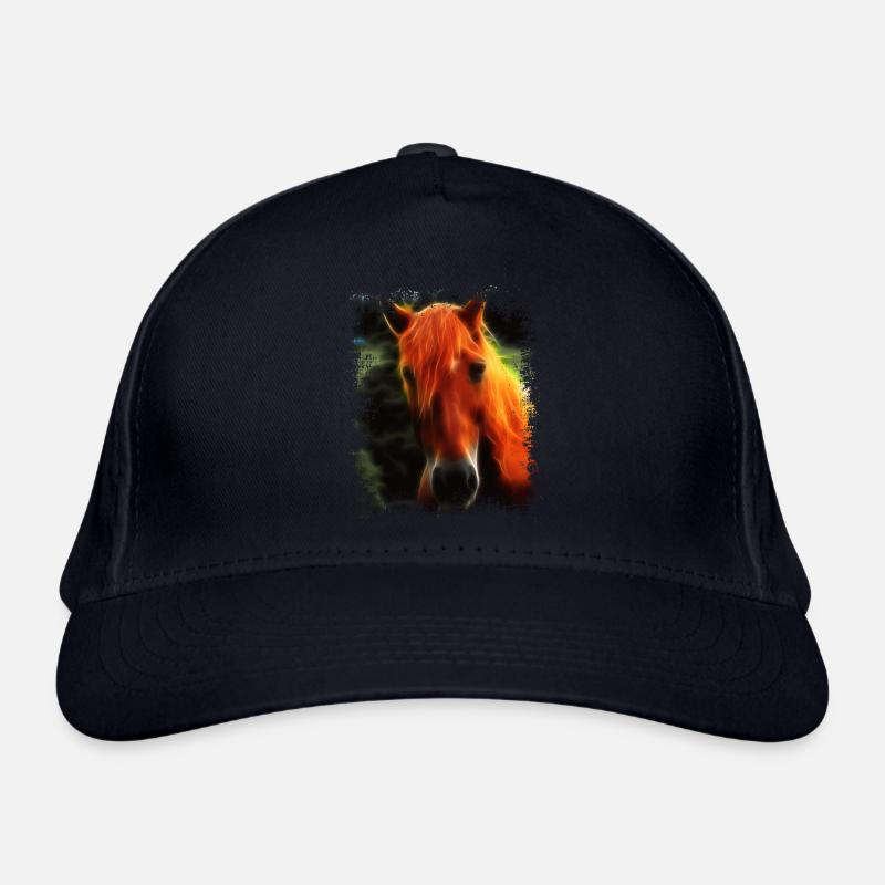 Pferd Wildpferd Bio-Baseballkappe