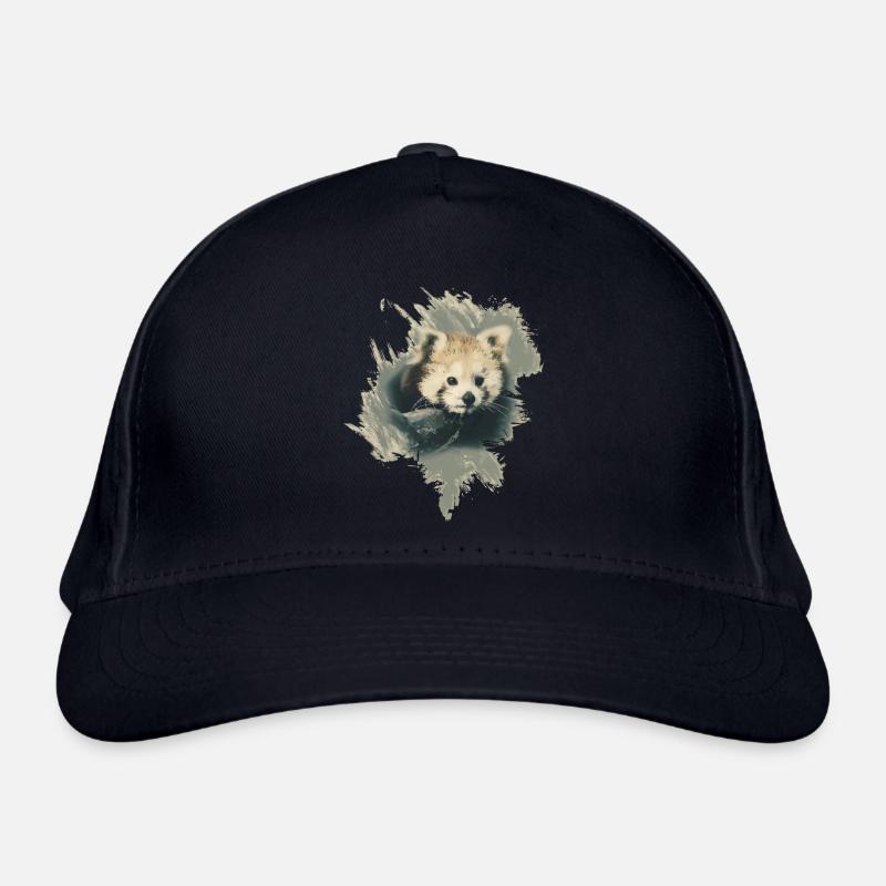 Roter Panda Bio-Baseballkappe