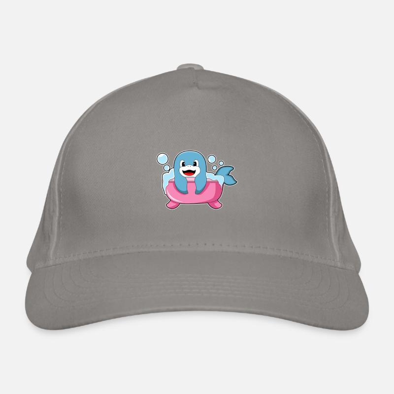 Dauphin dans la baignoire Casquette classique bio