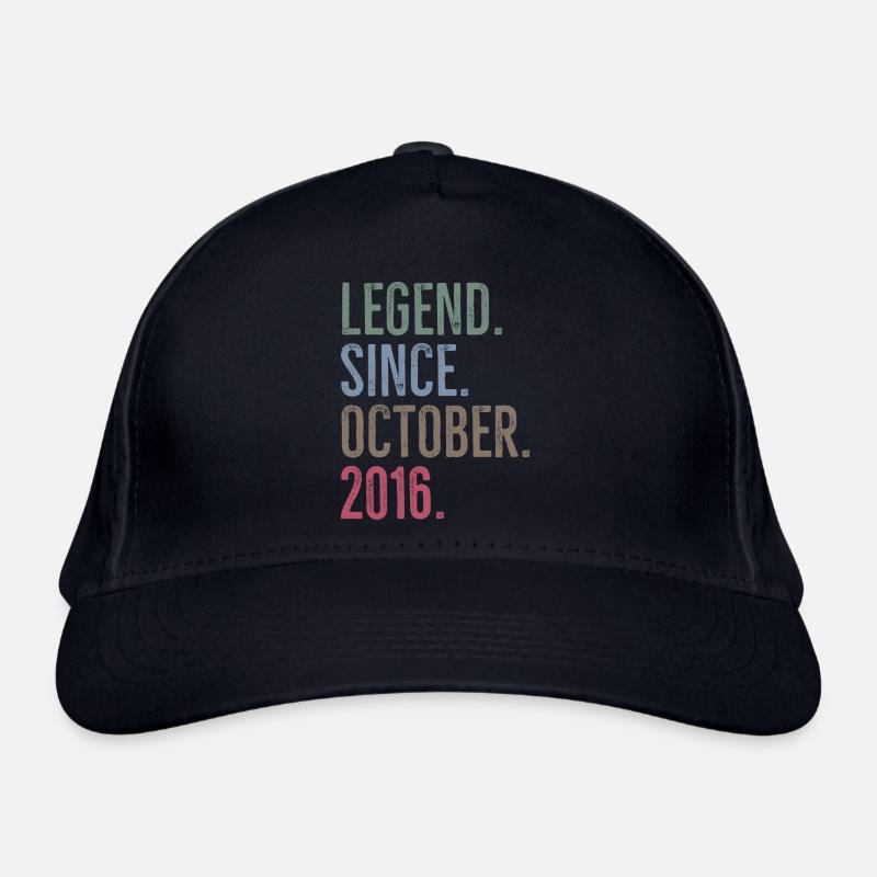 Legend Since October 2016 Organic Baseball Cap
