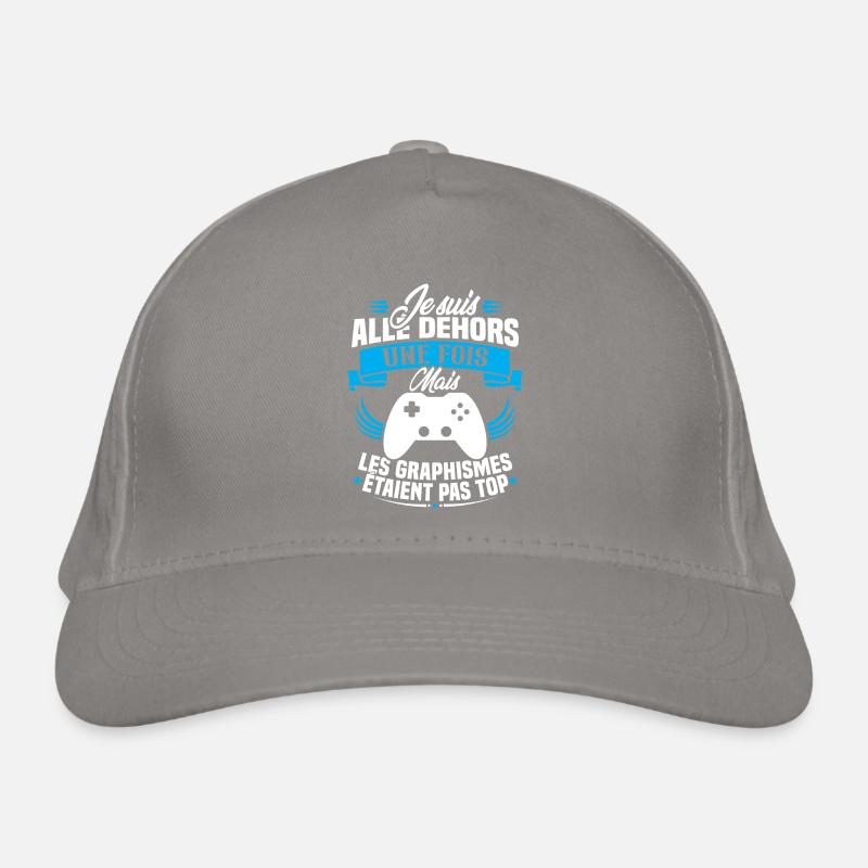 Humour cadeau console graphisme jeux vidéo Casquette classique bio