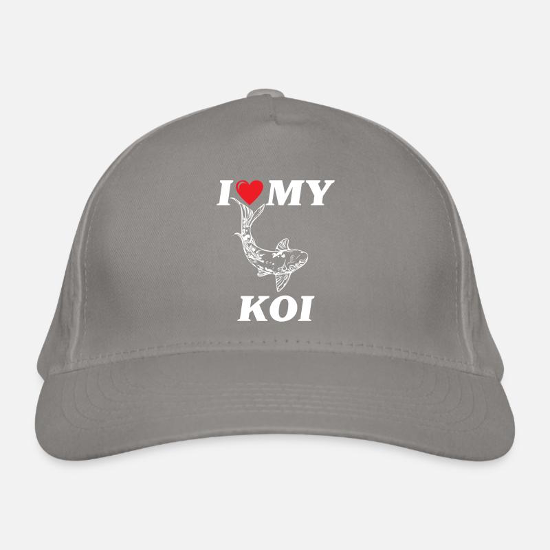 I love my Koi carp Organic Baseball Cap