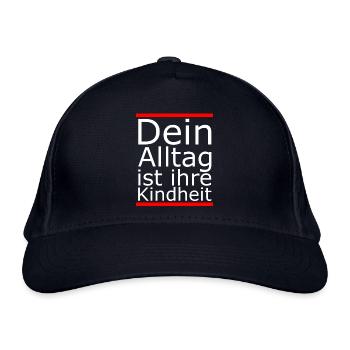 Alltag/Kindheit - Bio-Baseballkappe - Navy - Vorne