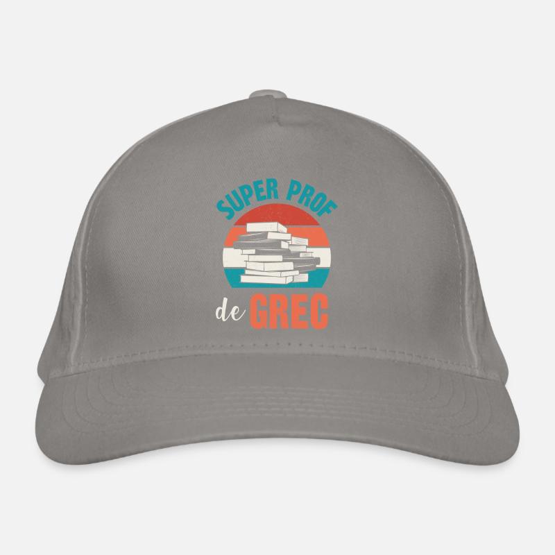 super prof de grec Casquette classique bio