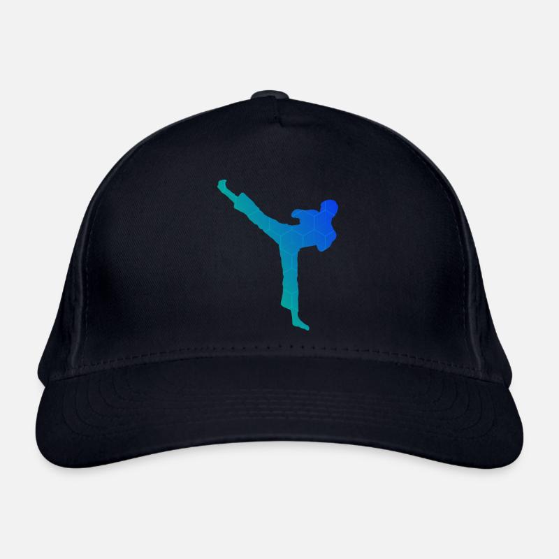 Kickboxer Kickboxing Kickboxen Herren Damen Bio-Baseballkappe