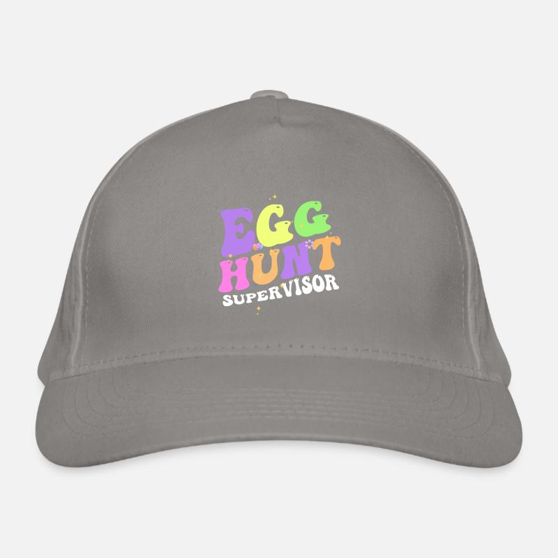 Egg Hunt Supervisor Lustige Ostern Bio-Baseballkappe