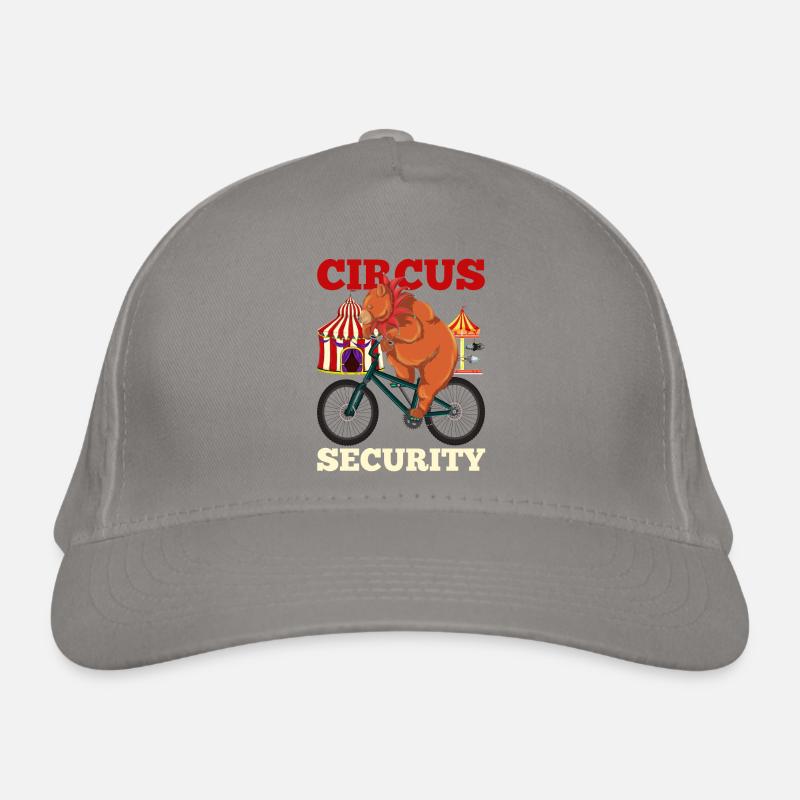 Bears Circus Security Forest Animal Gift Circus Organic Baseball Cap