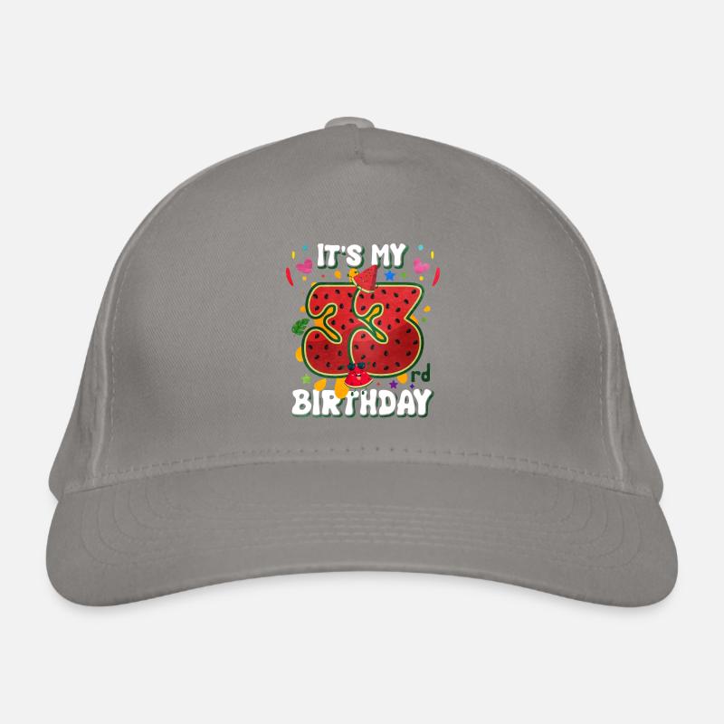 33e anniversaire Pastèque Casquette classique bio