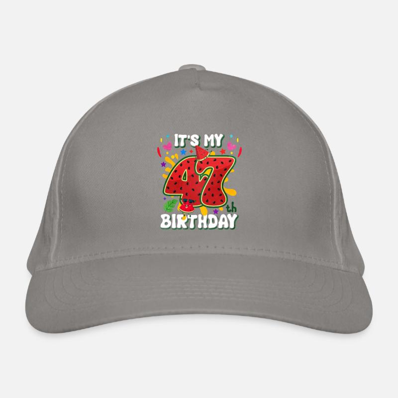 47e anniversaire Pastèque Casquette classique bio