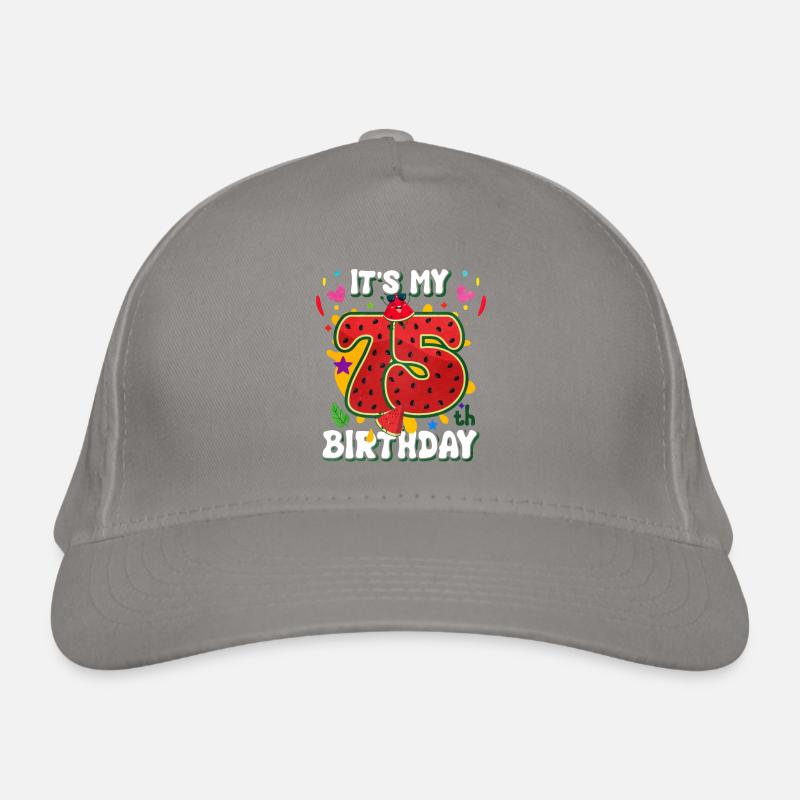 75e anniversaire pastèque Casquette classique bio