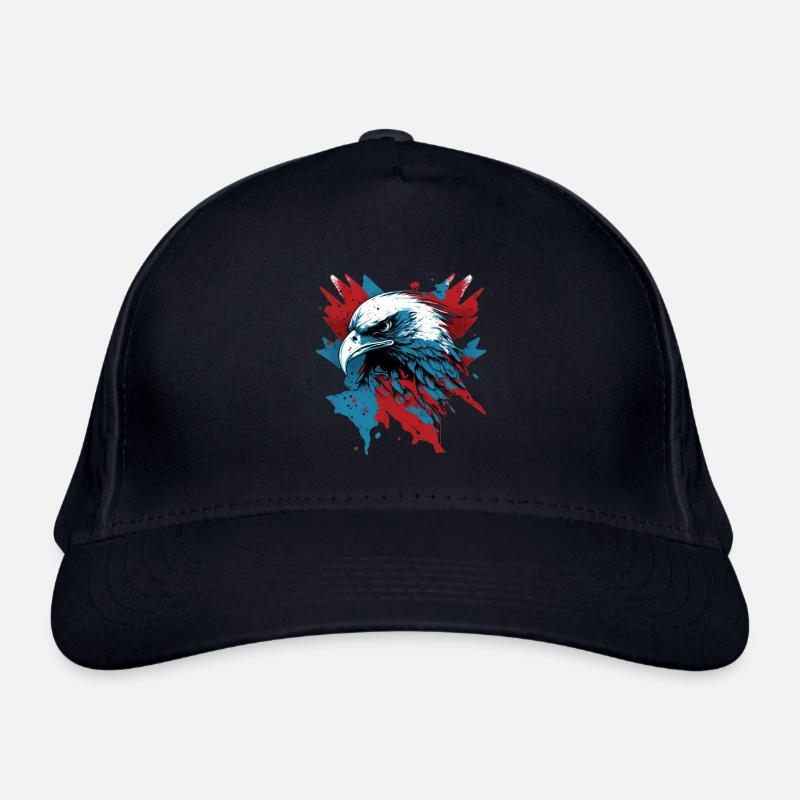 Patriotic Eagle Organic Baseball Cap