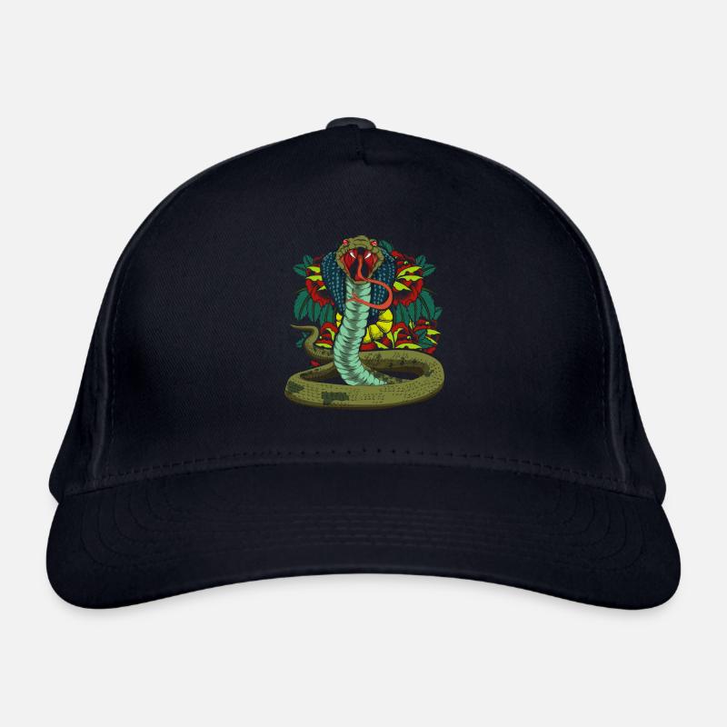 Predator Snake Gift Exotic Flower Cobra Organic Baseball Cap